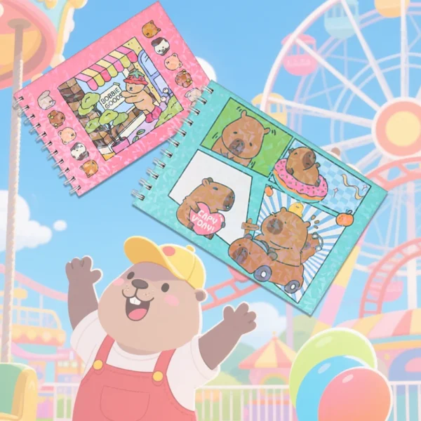 2pcs/1pc BOBBIE coloring book for adults and teenagers, cute bear animal theme, suitable for friends gathering and relaxation