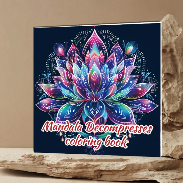 Mandalas Coloring Book for Adults: Stress Relief Adult Picture Book for Creative Color Practice - Image 6