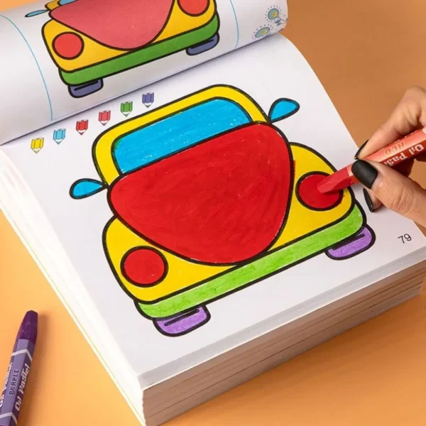 160 Pages Beginner's Drawing Guide Book for - Fun Coloring Activities, Sketching & Graffiti Puzzles with Vehicle Designs - Image 3