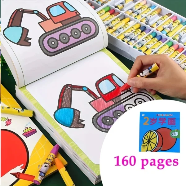 160 Pages Beginner's Drawing Guide Book for - Fun Coloring Activities, Sketching & Graffiti Puzzles with Vehicle Designs - Image 4